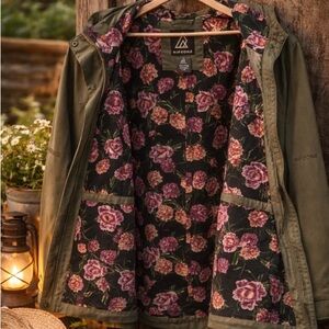 Beautiful Ripzone Spring/Fall Utility Jacket-XXL-Adjustable Waist-Floral Lined